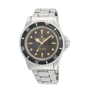 Rolex Submariner 5513 39mm Stainless steel Black