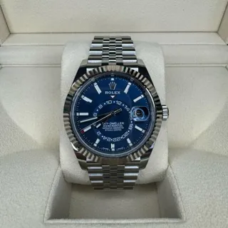 Rolex Sky-Dweller 326934 42mm White gold Blue