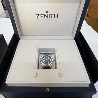 Zenith Pilot 03.4000.3620/51.I003 40mm Stainless steel Blue