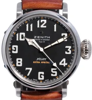 Zenith Pilot Type 20 Extra Special 03.2430.3000/21.c738 45mm Stainless steel Black