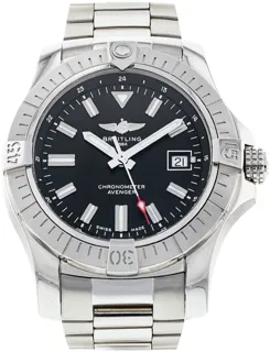 Breitling Avenger A17318 Stainless steel Black