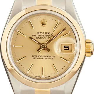 Rolex Datejust 79163 Stainless steel and 18k yellow gold Champagne