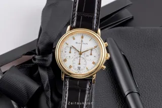 Blancpain Villeret 1185-1418 18k yellow gold White