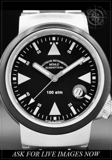 Mühle Glashütte S.A.R. M1-41-03-MB 42mm Stainless steel and Rubber Black