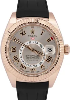 Rolex Sky-Dweller 326135 42mm Rose gold Gray