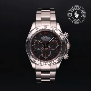 Rolex Cosmograph Daytona 116509 18k white gold Black