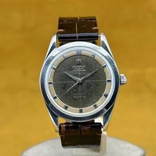 Universal Genève Polerouter 36mm Stainless steel Brown