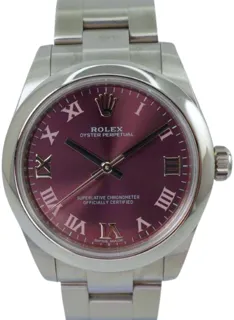 Rolex Oyster Perpetual 177200 Stainless steel purple