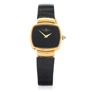 Baume & Mercier 37078 32mm 18k Gold Black