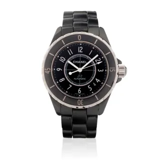 Chanel J12 Ceramic and Stainless steel Black