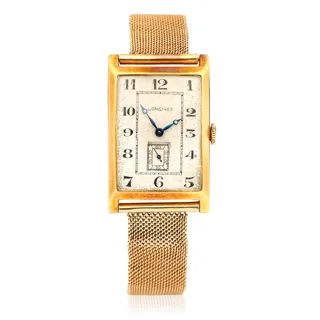 Longines 27mm 18k Gold Silver