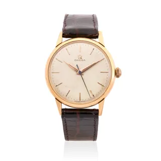 Omega 33mm 18k Gold Champagne