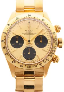 Rolex Daytona 6265 37mm 18k YG Champagne