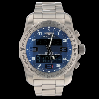 Breitling Cockpit B50 EB501019 46mm Titanium Blue