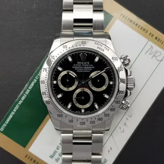 Rolex Daytona 116520 40mm Stainless steel Black