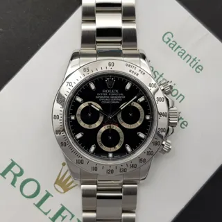 Rolex Daytona 116520 40mm Stainless steel Black