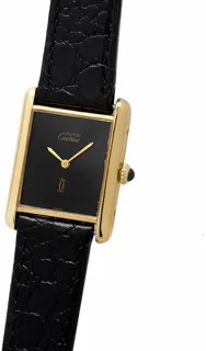 Cartier Tank Vermeil 5448-a Vermeil Black