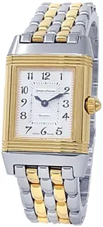 Jaeger-LeCoultre Reverso Duetto Q266511F Stainless steel and 18k yellow gold Silver$Mother of Pearl