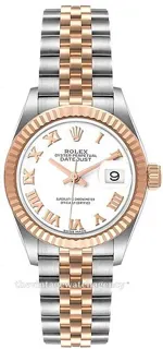 Rolex Lady-Datejust 279171-0021 Rose gold and Stainless steel White