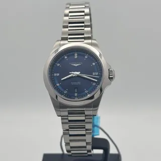 Longines Conquest L3.320.4.97.6 30mm Stainless steel Blue