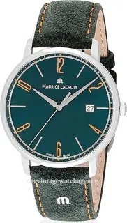 Maurice Lacroix Eliros EL1118-SS001-620-5 40mm brushed/polished steel green