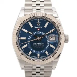 Rolex Sky-Dweller 326934 42mm Yellow gold and Stainless steel Blue