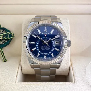 Rolex Sky-Dweller 326934 42mm Stainless steel Blue