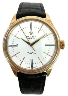 Rolex Cellini Time 50505 39mm Rose gold White