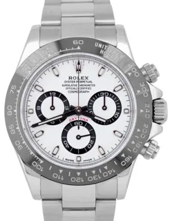 Rolex Daytona 116500LN 40mm Stainless steel White