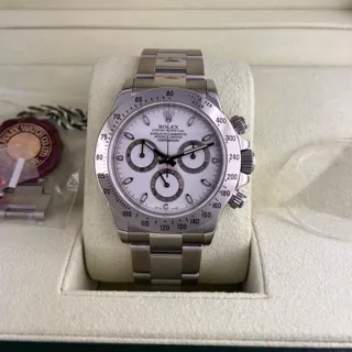 Rolex Daytona 116520 ( (1988-2015)) 40mm Stainless steel White