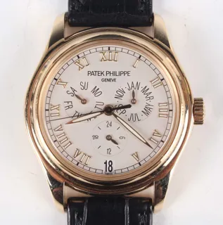 Patek Philippe 5035J 18k yellow gold Silver