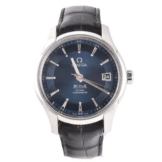 Omega De Ville 50mm Stainless steel Blue