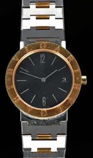 Bulgari 34mm Stainless steel Dark gray