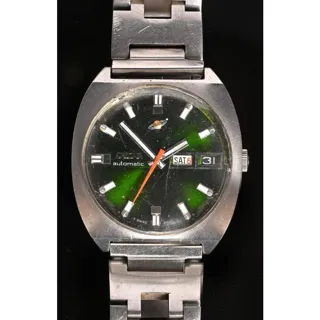 Enicar Ocean Pearl 147-01-18 36mm Stainless steel Green