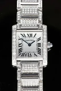 Cartier Tank Française 2300 20mm Stainless steel Silver