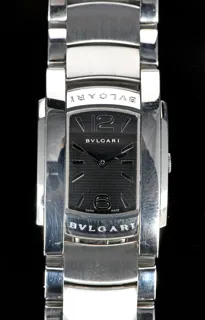 Bulgari Assioma 24mm Stainless steel Black