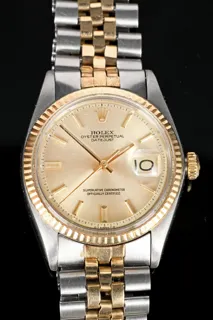 Rolex Datejust 16013 36mm Yellow gold and Stainless steel Golden