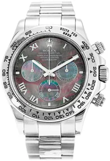 Rolex Daytona 116509 40mm White gold Mother of Pearl$Black