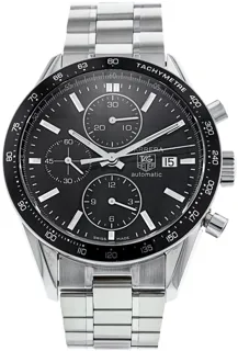 TAG Heuer Carrera CV201E.BA0786 41mm Stainless steel Black