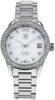 TAG Heuer Carrera Lady WAR2415.BA0776 28mm Stainless steel White