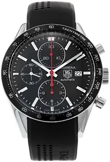 TAG Heuer Carrera CV2014.FT6014 41mm Stainless steel Black