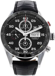 TAG Heuer Carrera CV2A1R.FC6235 43mm Ceramic and Stainless steel Black