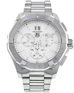 TAG Heuer Aquaracer CAY1111.BA0927 43mm Stainless steel Silver