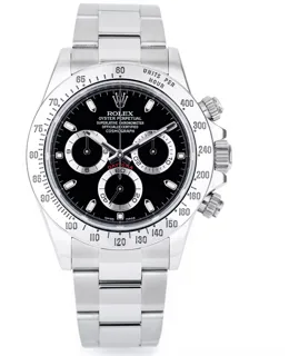 Rolex Daytona 116520 40mm Stainless steel Black