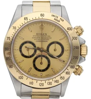 Rolex Daytona 16523 40mm Yellow Gold$Steel Champagne