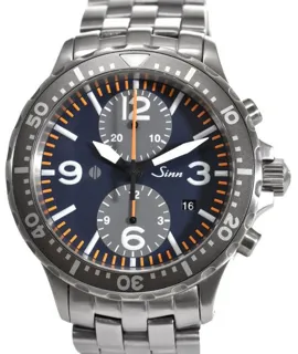 Sinn Instrument Chronographs 757.031 43mm Stainless steel Blue