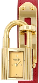 Hermès Montre Kelly KE1.201 Gold-plated Champagne