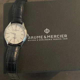 Baume & Mercier Clifton M0A10398 40mm Stainless steel White