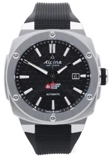 Alpina Alpiner AL-525FWT4AE6 41mm Stainless steel Black