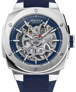 Alpina Alpiner AL-520NSKT3AE6 41mm Stainless steel Blue